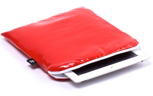 iPad Sleeve Red Leather