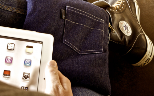 Denim (jeans) iPad Air sleeve 3