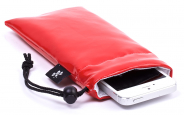 iPhone Sleeve Red Leather