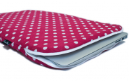 Pinkish Red Macbook sleeve 2